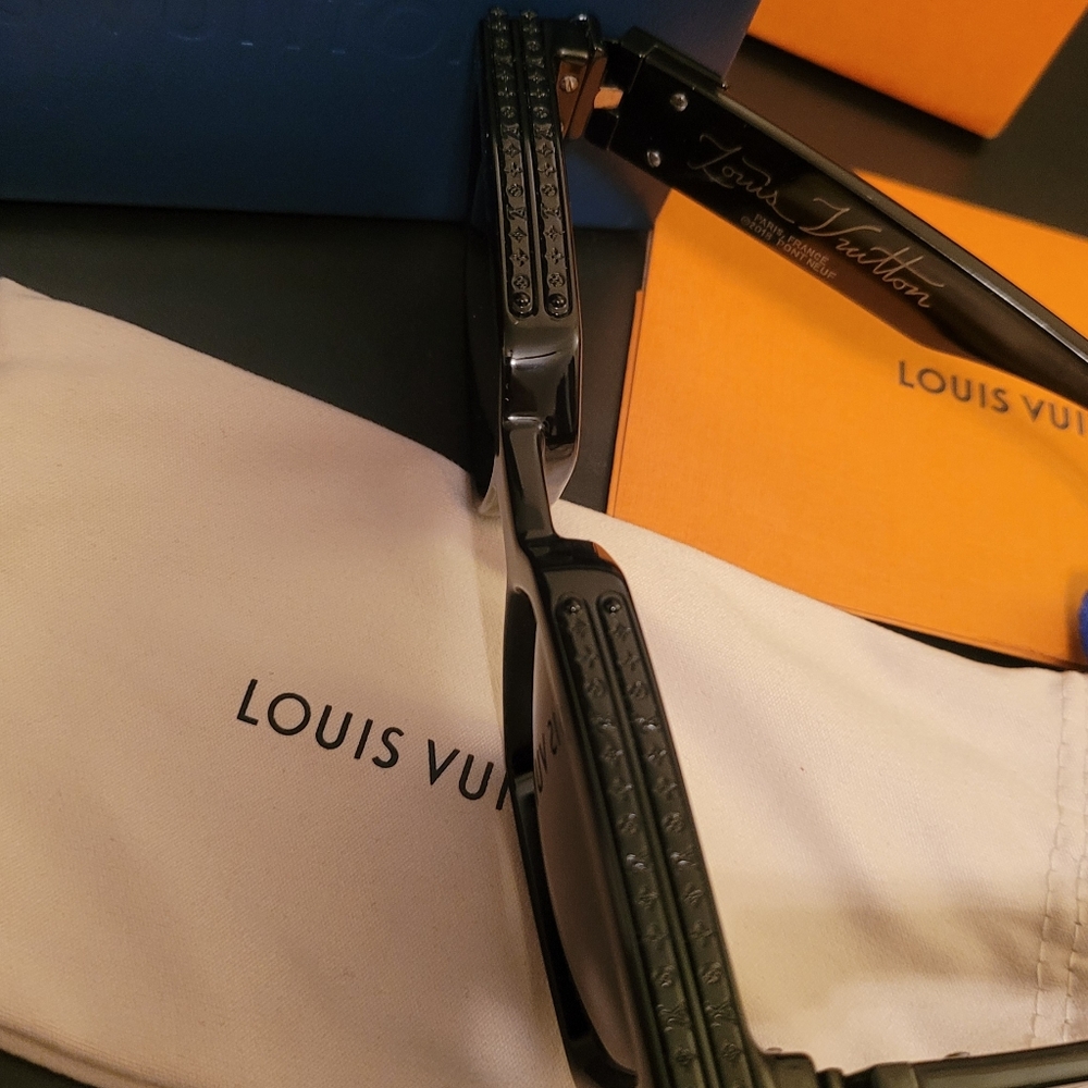 Authentic LOUIS VUITTON Sunglass Frames-Lenses were replaced with prescription.